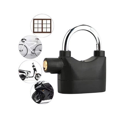 Image of CANDADO CON ALARMA ( MOTO , BICICLETA, CASA Y NEGOCIO )