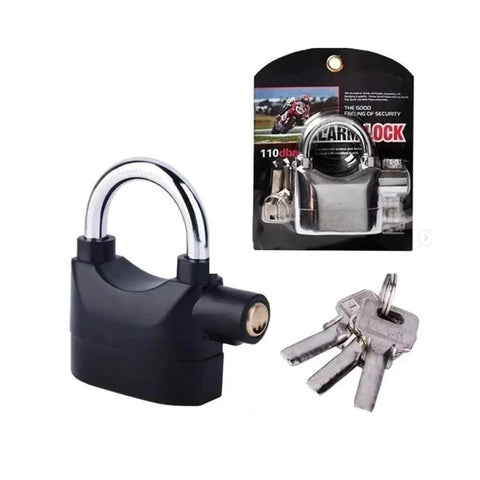 Image of CANDADO CON ALARMA ( MOTO , BICICLETA, CASA Y NEGOCIO )