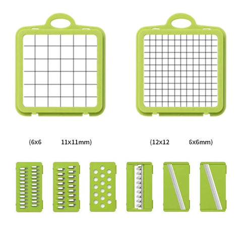 Image of CORTADOR Y RAYADOR DE VERDURAS Y FRUTAS MULTIFUNCIONAL 14 EN 1