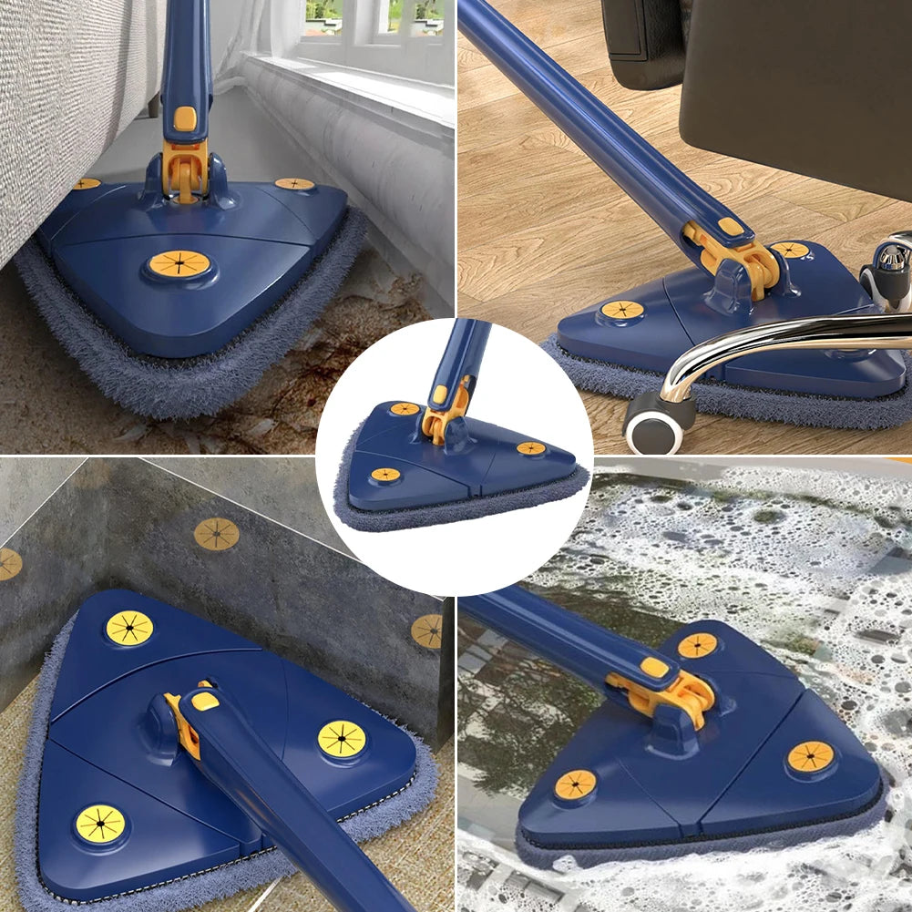 Fregona Electrica Fregona Mopa Triangular Giratoria Autoescurridora Para Techo Polvo Mopa Para Limpiar Azulejos
